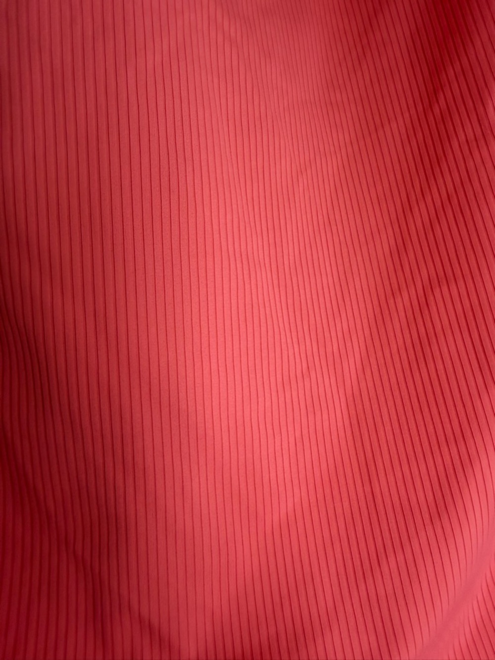 Catalina Ribbed Scoop One-Piece Swimsuit in Coral - Picture 4 of 12